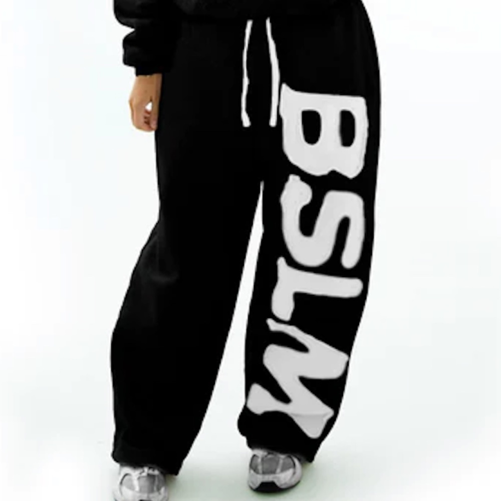 BSLM Patched Sweatpants Black XS - Picture 6 of 6